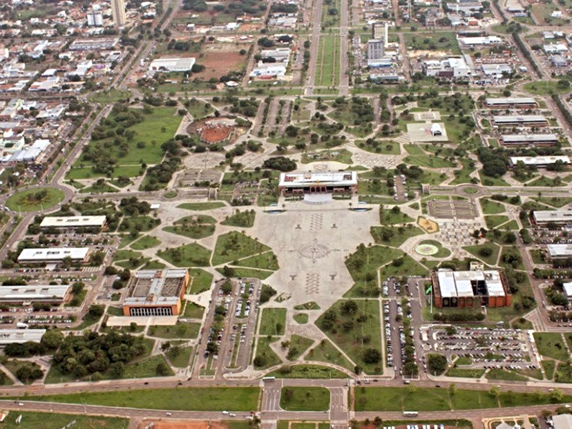 Plaza de los Girasoles en Palmas - Brasil