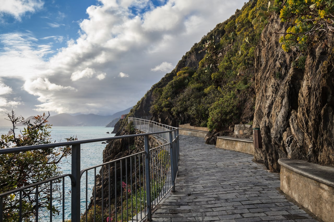 El camino, de poco más de un kilómetro, une Riomaggiore y Manarola