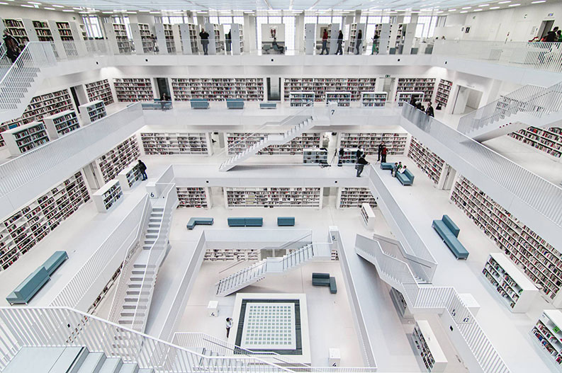 Biblioteca Stuttgart, Alemania