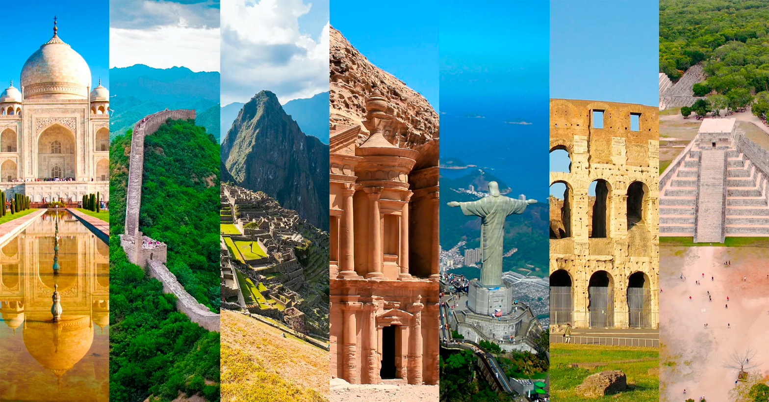 Cuáles son los únicos países de Sudamérica que poseen 2 de las 7 maravillas del mundo moderno