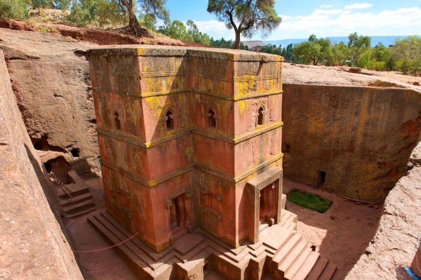 Iglesia de San Jorge, Lalibela, Etiopía