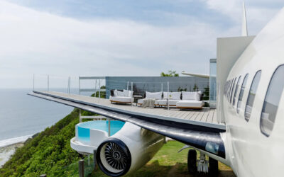 Convirtió un avión en un hotel de lujo y ahora lo alquila por internet
